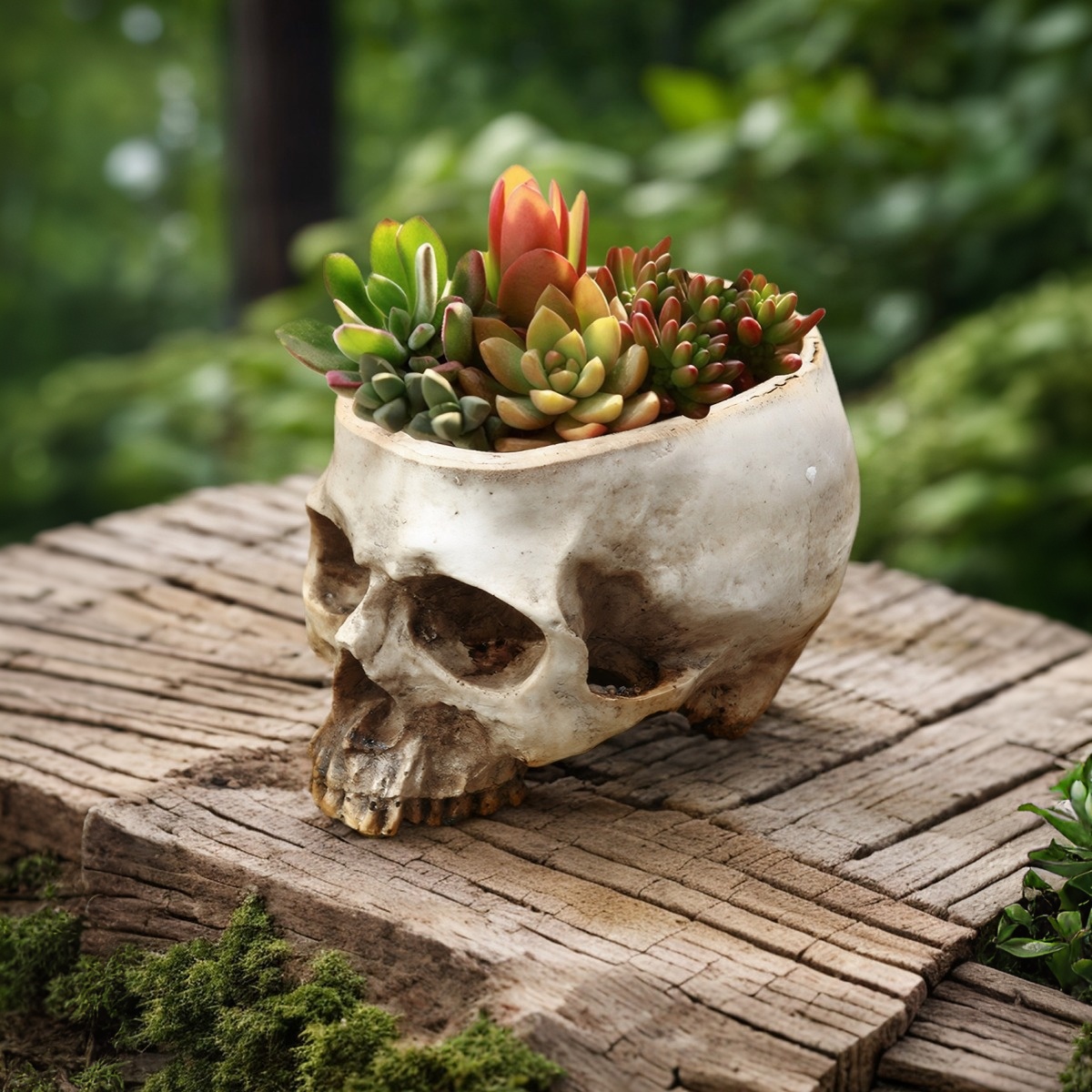 1PC, Creative Skull Flowerpot, - Snake Plant Ceramic review and price