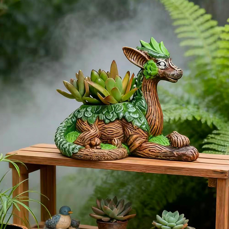Creative Dragon Tree Flower Po - Snake Plant Ceramic review and price