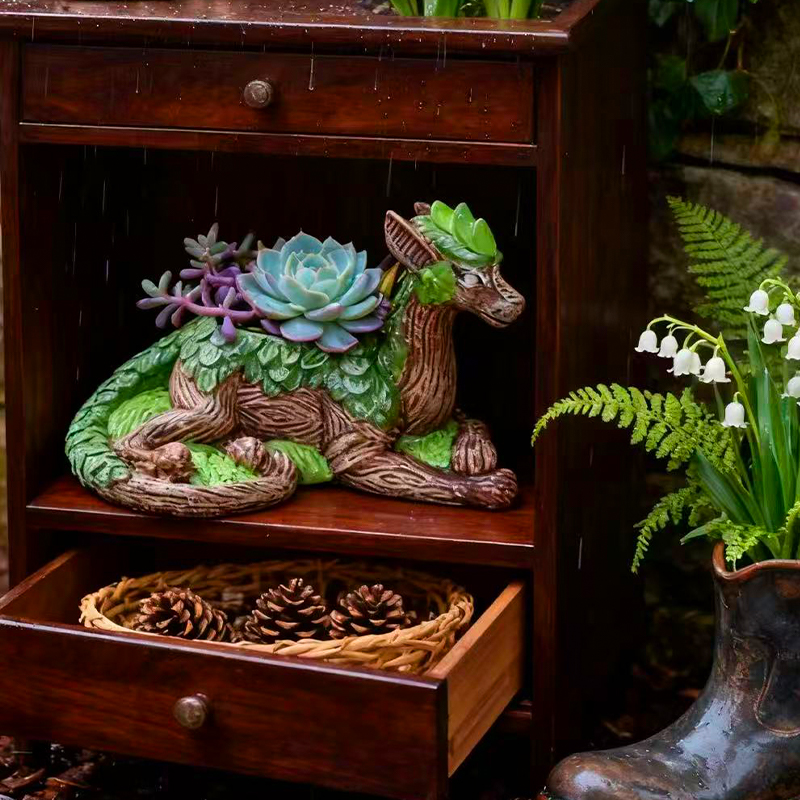 Creative Dragon Tree Flower Po - Snake Plant Ceramic review and price