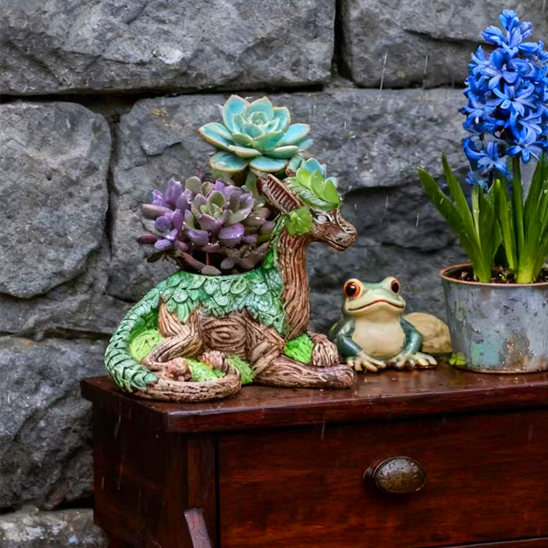 Creative Dragon Tree Flower Po - Snake Plant Ceramic review and price