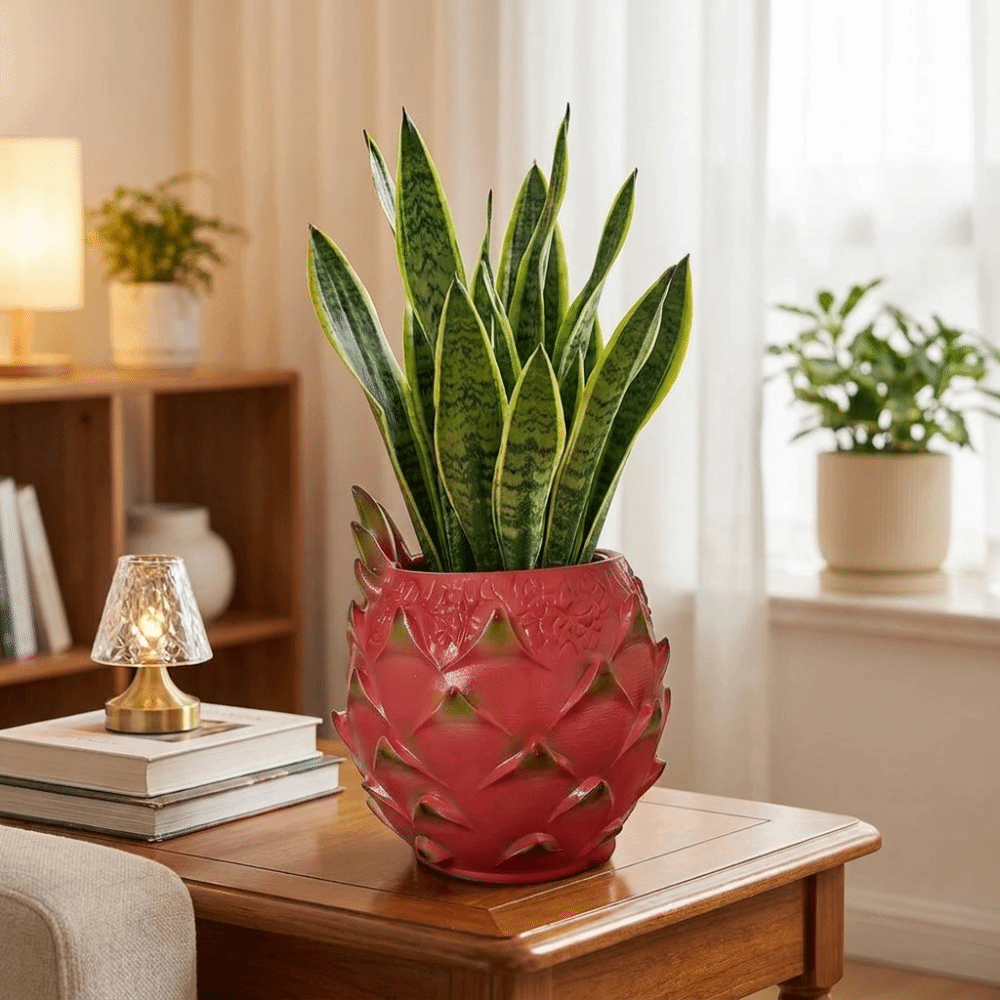 Creative Resin Dragon Fruit Pl - Snake Plant Ceramic review and price