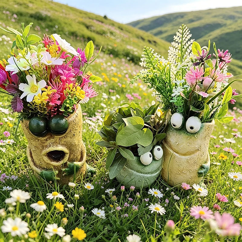 Resin Frog Planter with Draina - Snake Plant Ceramic review and price