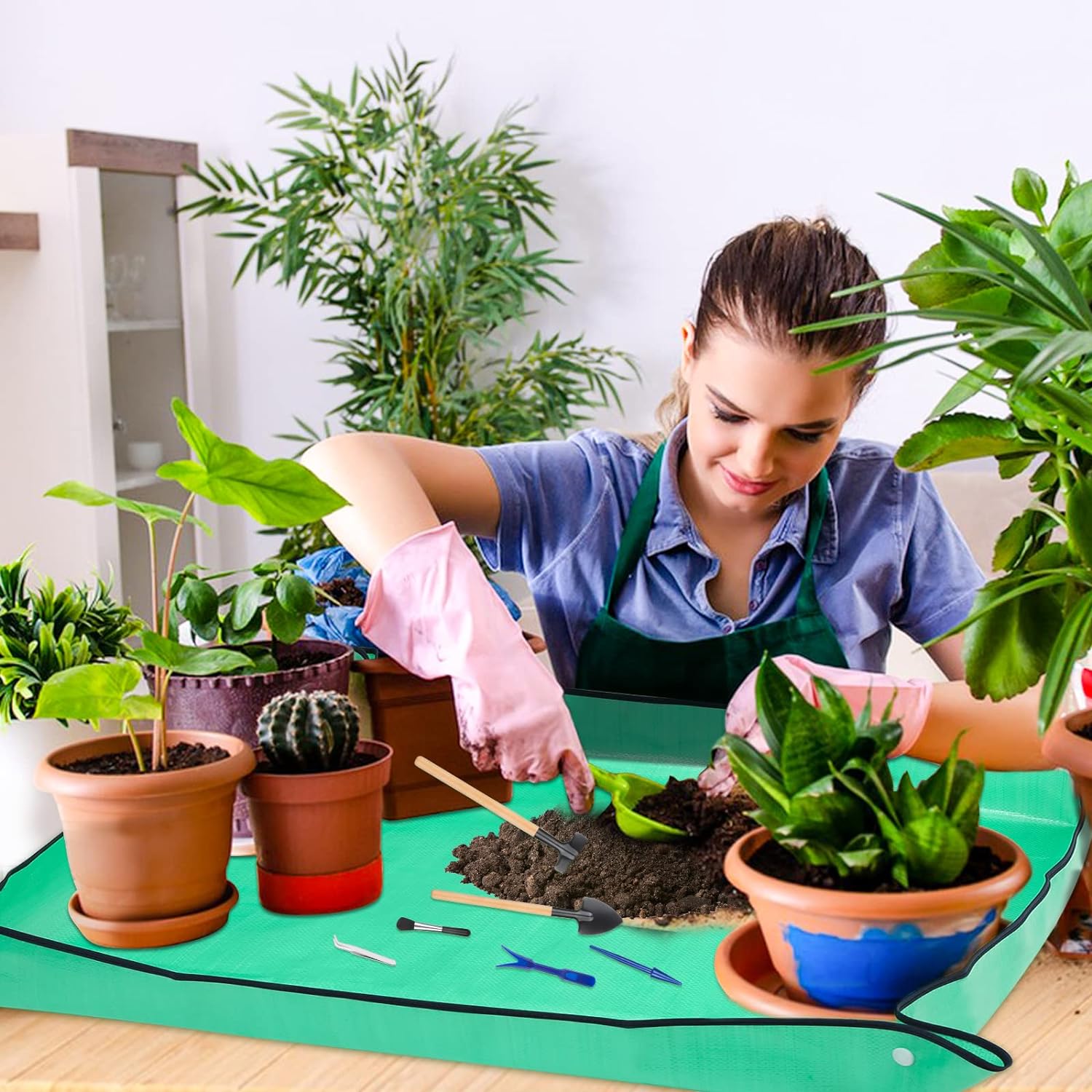 Thickened Waterproof Mats Gard - Snake Plant Ceramic review and price
