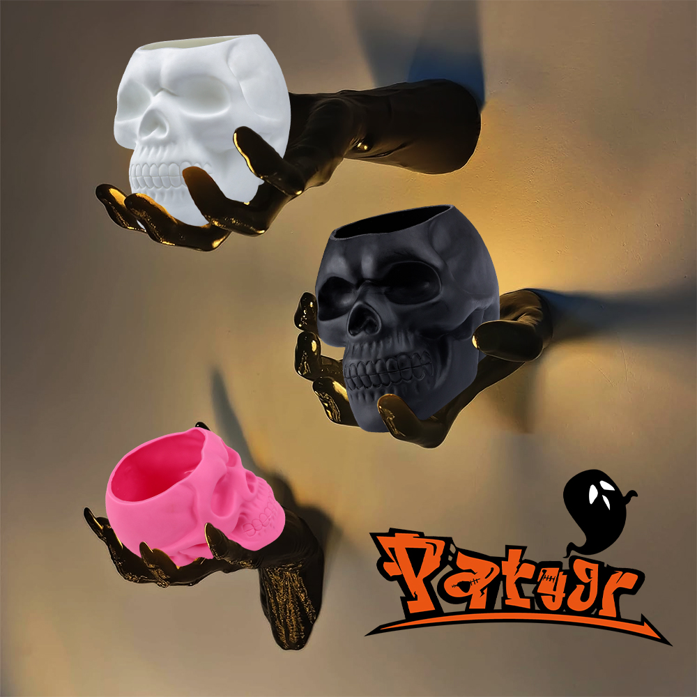 Skull Planter Vase Gothic Skul - Snake Plant Ceramic review and price