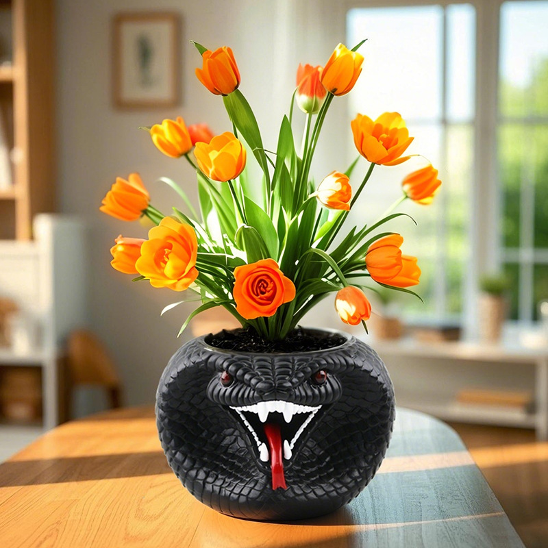 Creative Resin Flower Pot - Ti - Snake Plant Ceramic review and price