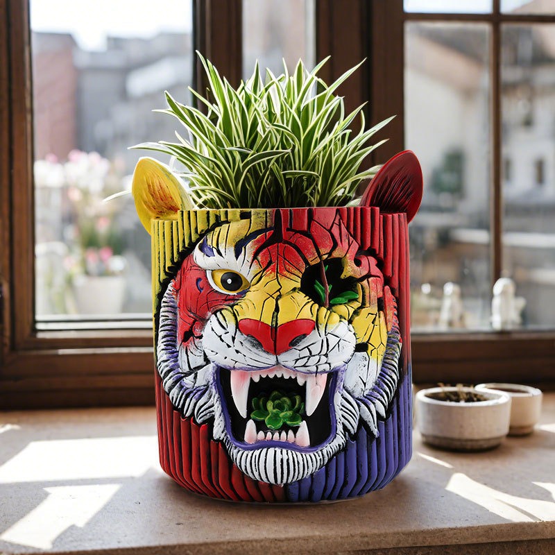 Creative Resin Flower Pot - Ti - Snake Plant Ceramic review and price