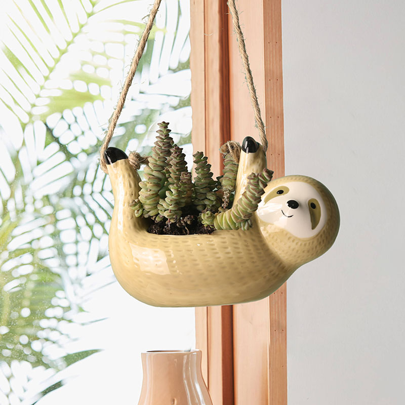 1Pcs Ceramic Hanging Plant Pot - Snake Plant Ceramic review and price